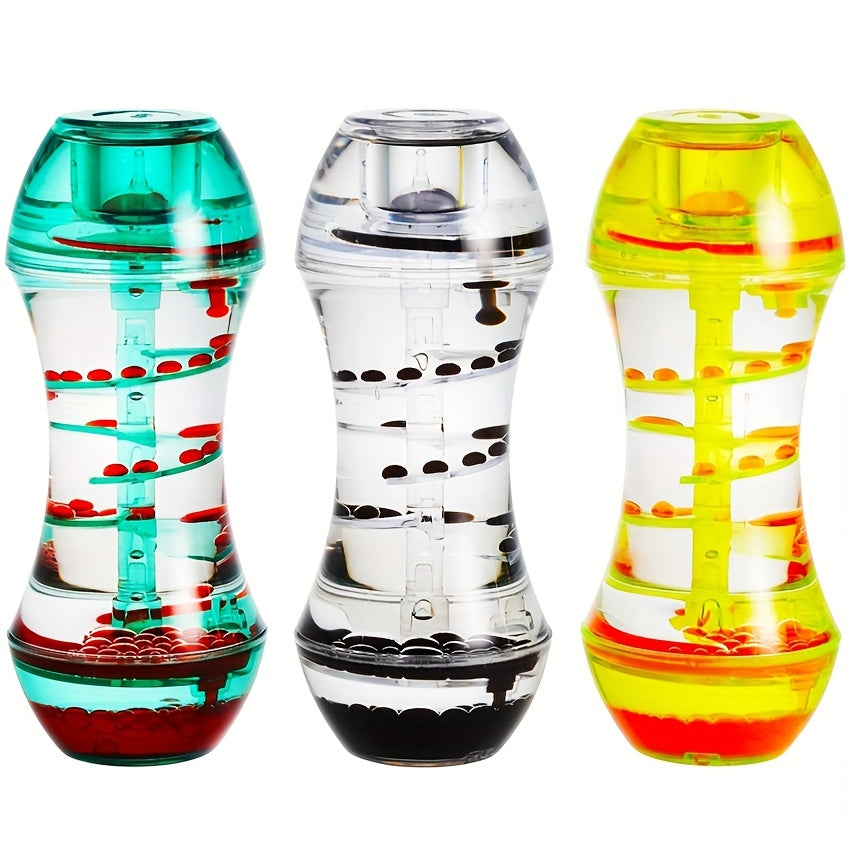 2D Flat, 1pc Creative Colorful Gourd-Shaped Slide Oil Drop Relax Toy