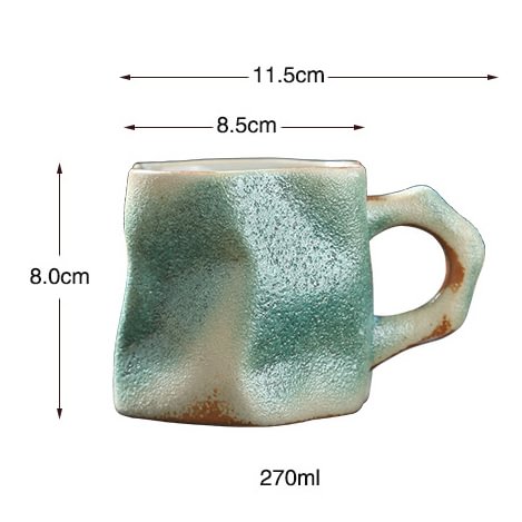 270ml Retro Shaped Ceramic Mug