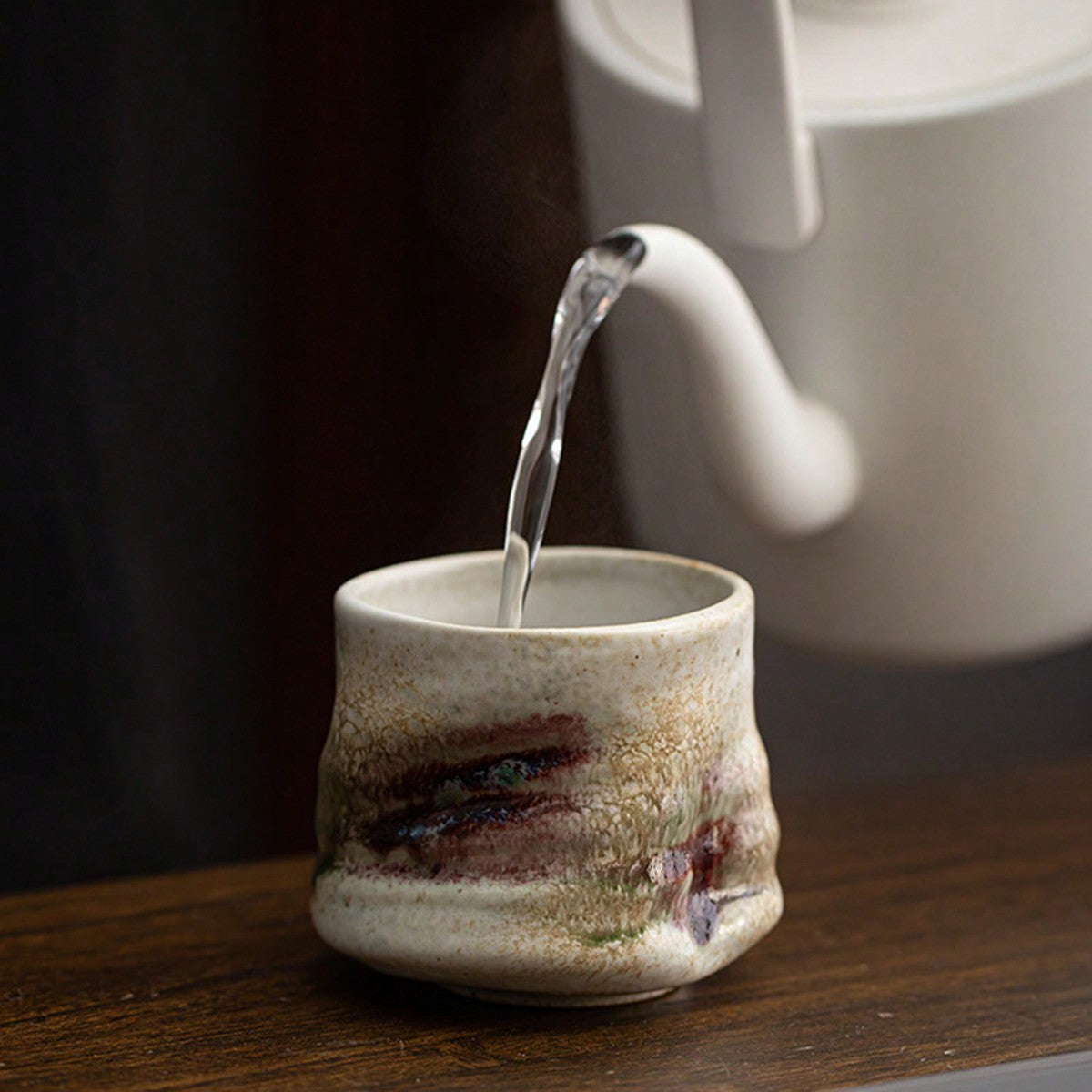 Ceramic Coffee Cup, Kiln-Changed Thick Ceramic Cup, High-End Sophisticated Mug, Luxurious High-Grade Sense, Retro Creative Personal Use Single Cup Back To School
