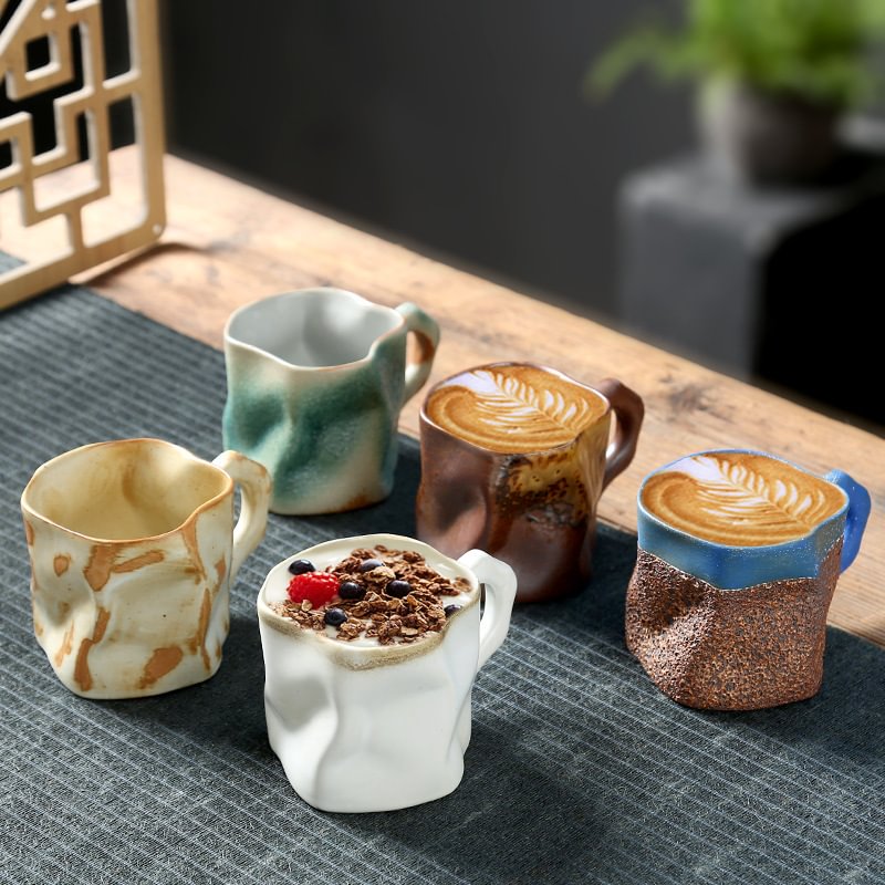 270ml Retro Shaped Ceramic Mug