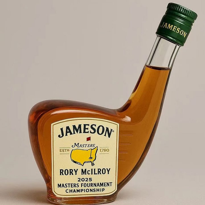 2025 Rory McIlroy Masters Tournament Championship Golf Club Whiskey Bottle