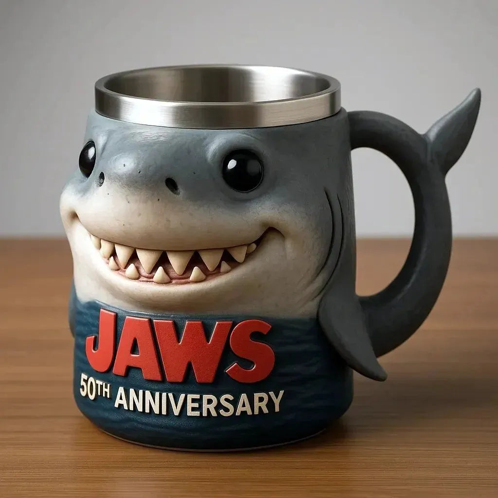 JAWS 50th Anniversary 3D Mug