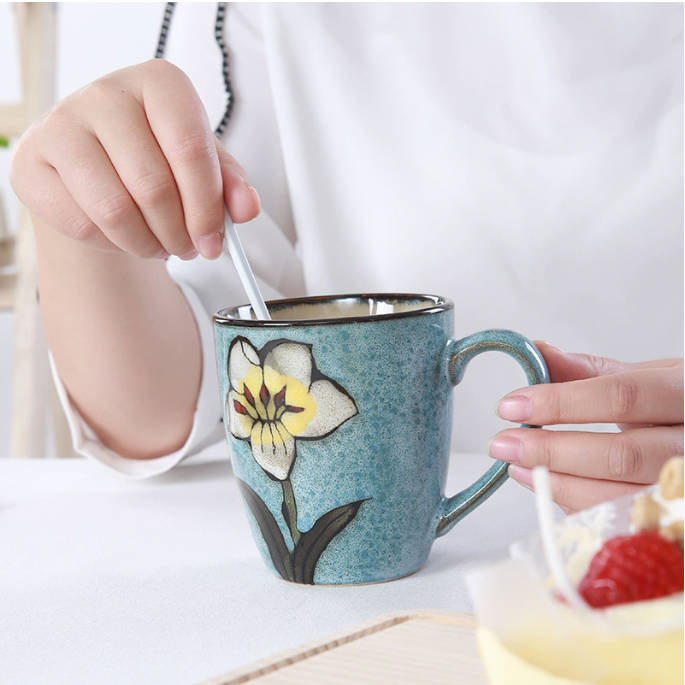 Ceramics 12oz Cappuccino Mug,Coffee mugs,Tea mugs