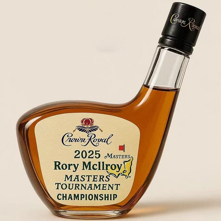 2025 Rory McIlroy Masters Tournament Championship Golf Club Whiskey Bottle