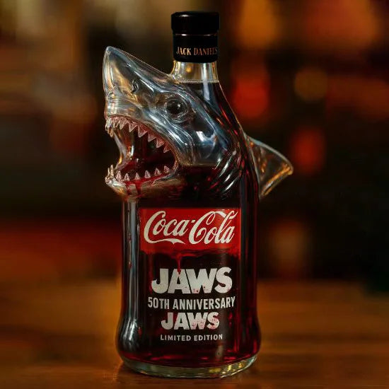 Jaws 50th Anniversary Limited Edition Whiskey Bottle