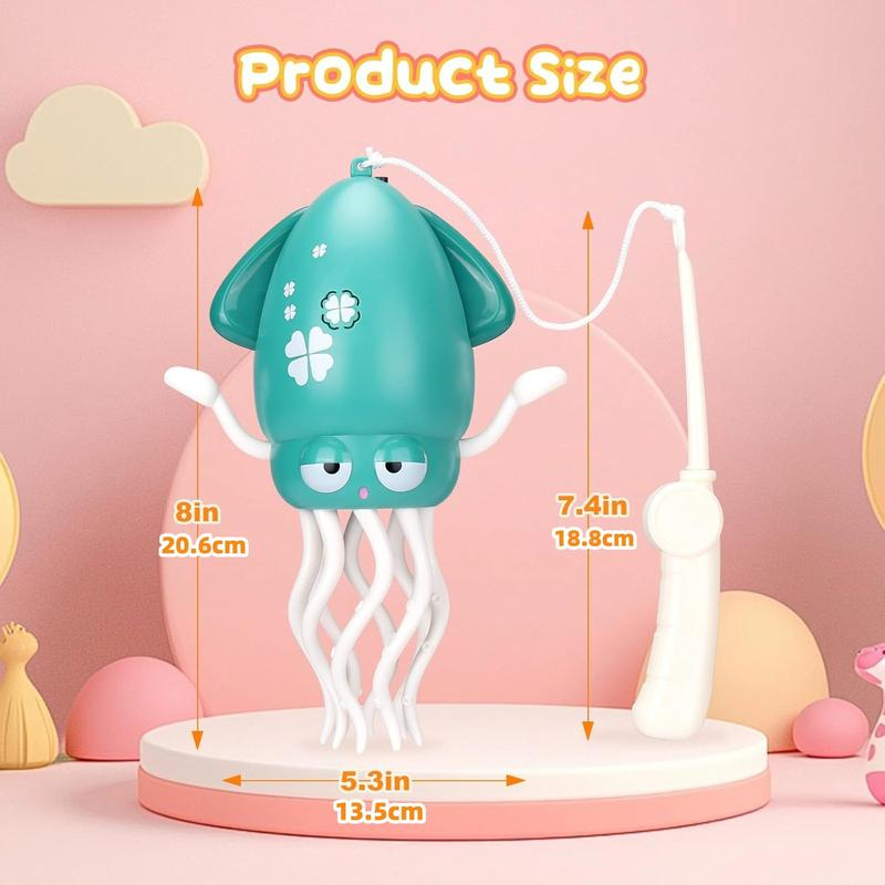 Electric Dancing Octopus Toy with LED Lights and Music