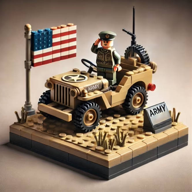 Veteran building blocks educational toys building blocks