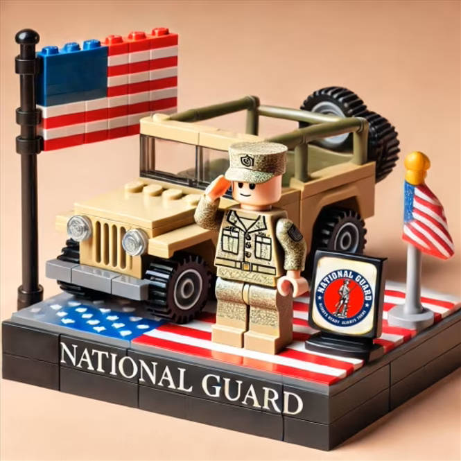 Veteran building blocks educational toys building blocks