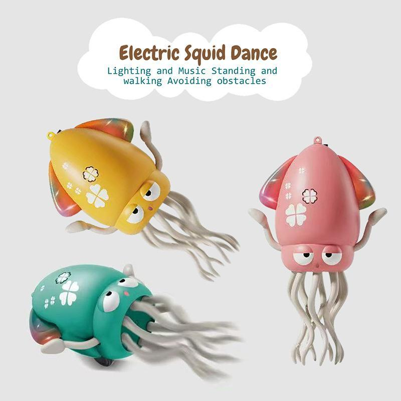 Electric Dancing Octopus Toy with LED Lights and Music