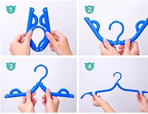 10 Pcs Travel Hangers - Cruise Ship Essentials Portable Folding Clothes Hangers