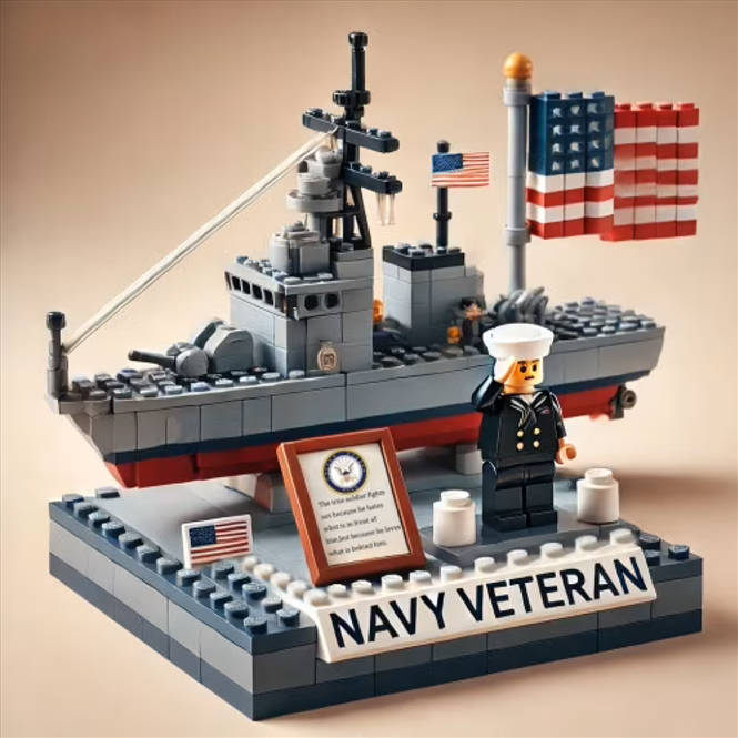 Veteran building blocks educational toys building blocks