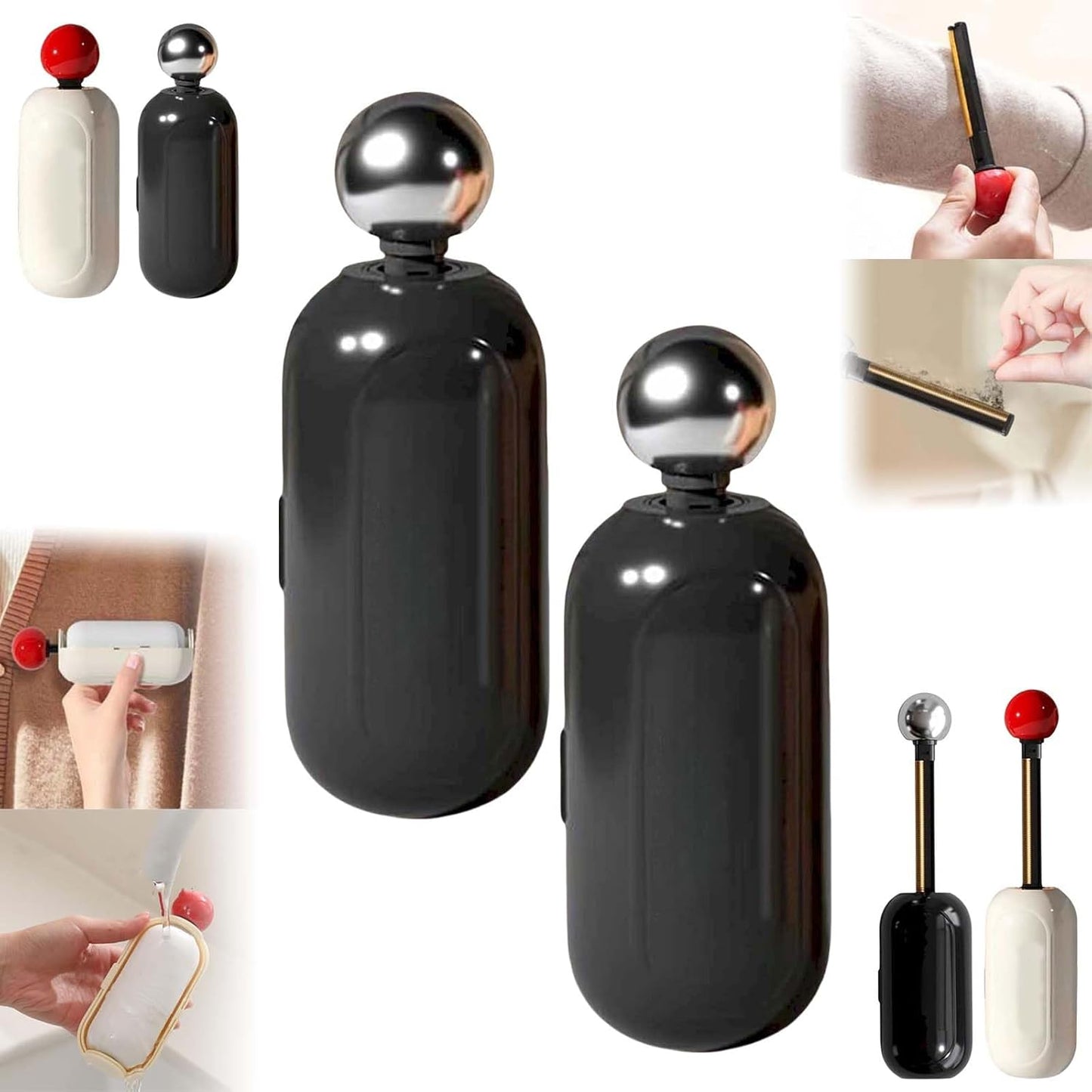2 in 1 Washable Reusable Lint Roller Scraper