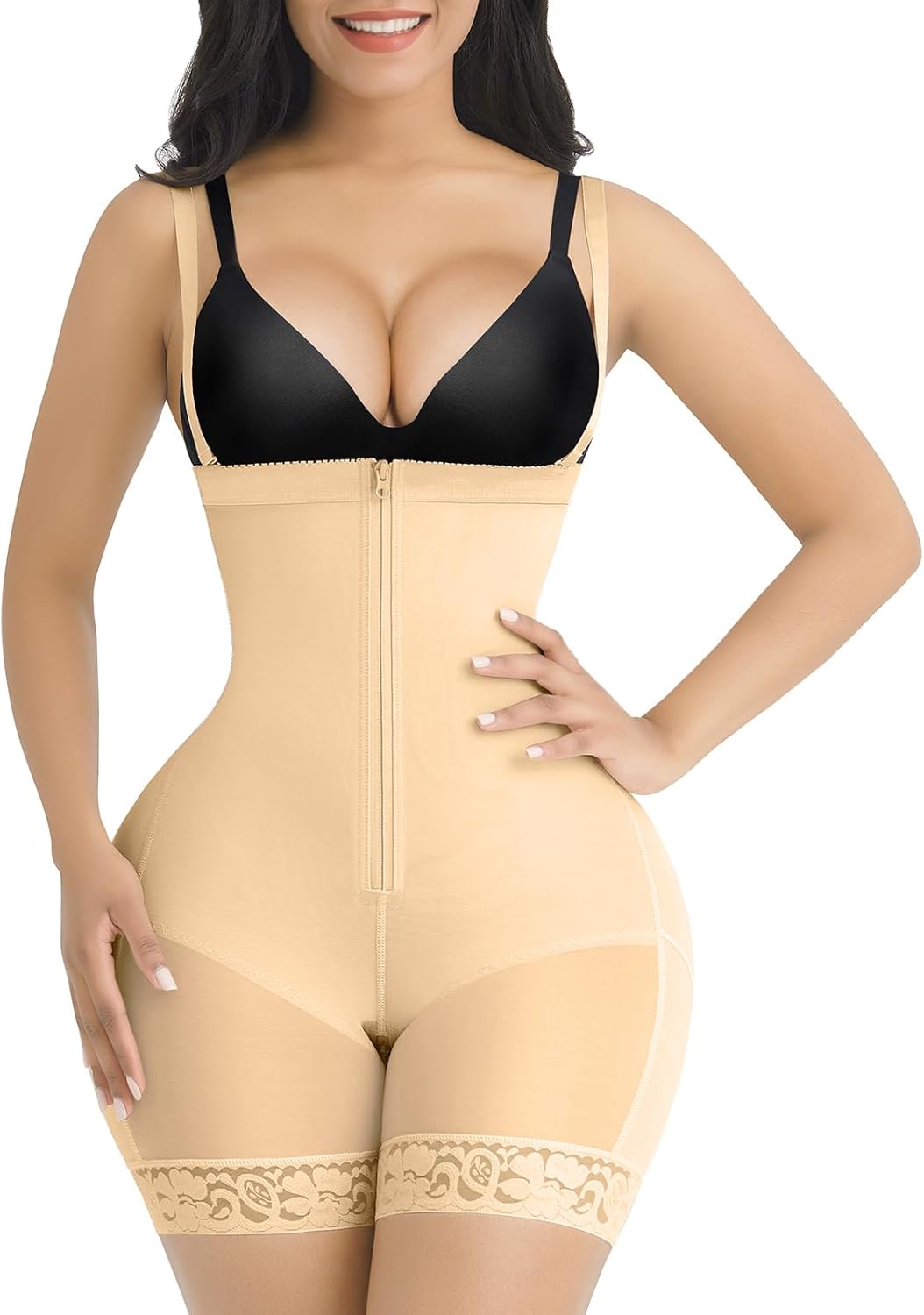 Tummy Control Plus Size Postpartum Body Shapewear Butt Lifting Bodysuit