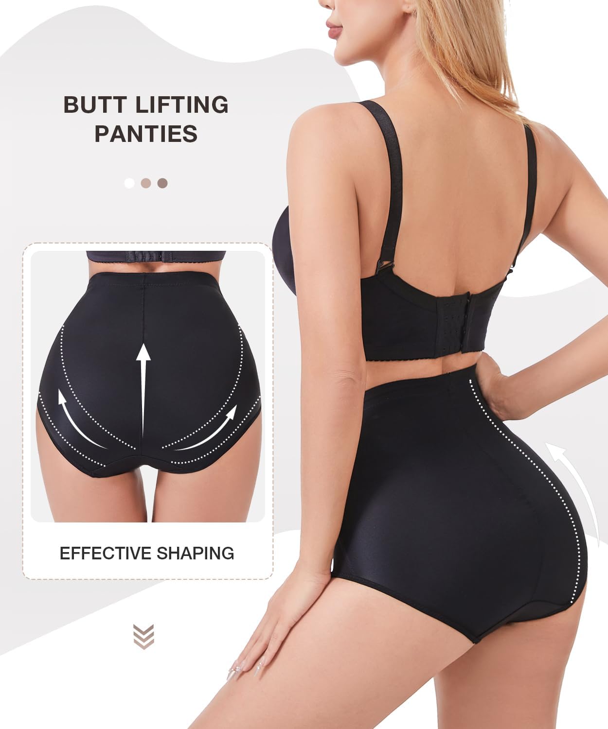 Tummy Control Shapewear Panties for Women Body Shaper Underwear Girdle Panty