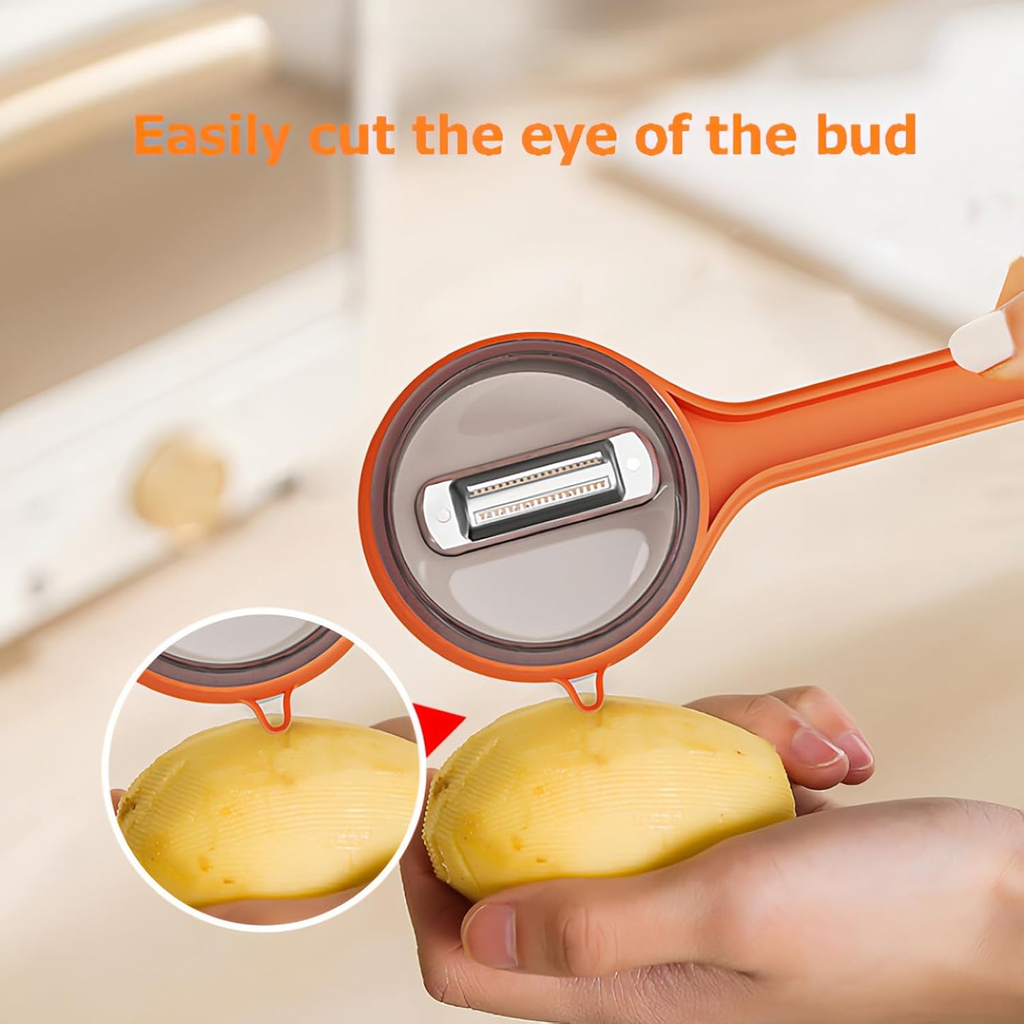 Fruit And Vegetable Peeler With Container