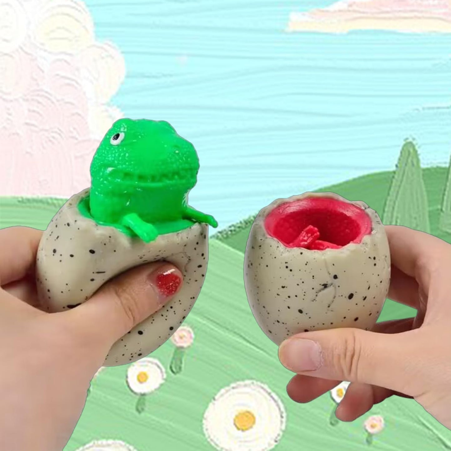 Pop Out Eggs Squeeze Squishes Toys