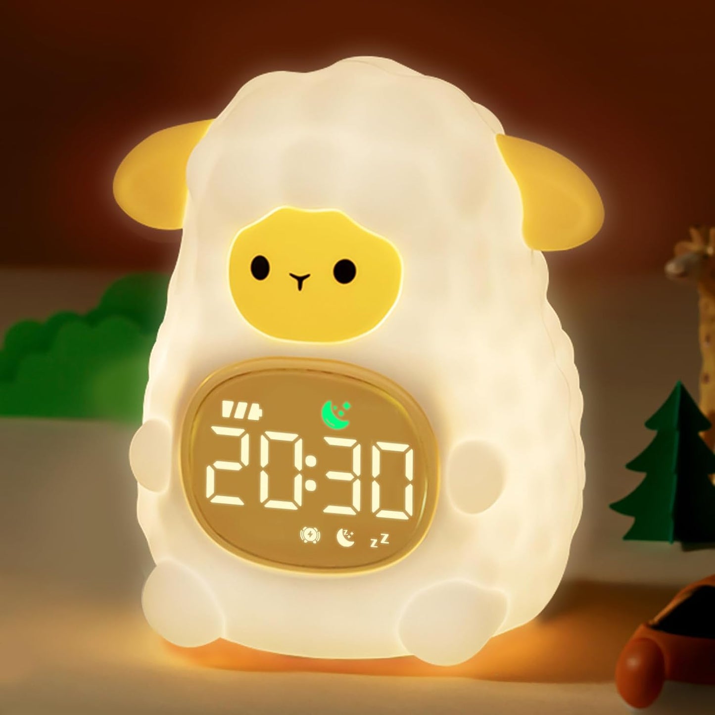 Capybara Alarm Clock with Night Light