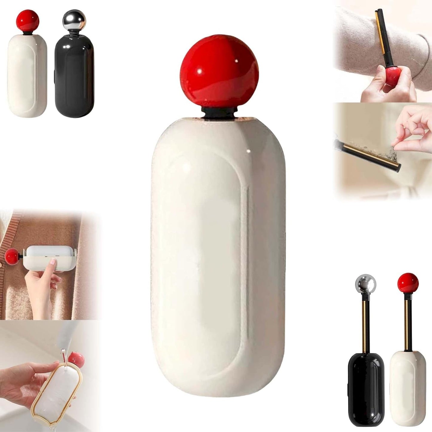2 in 1 Washable Reusable Lint Roller Scraper