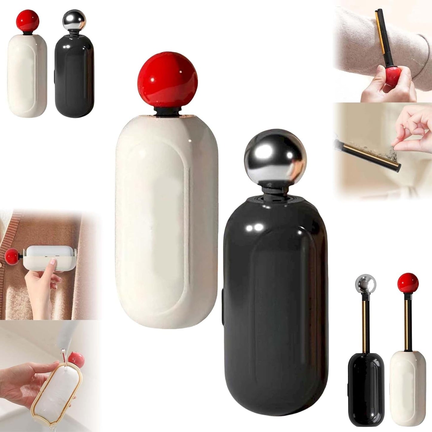 2 in 1 Washable Reusable Lint Roller Scraper