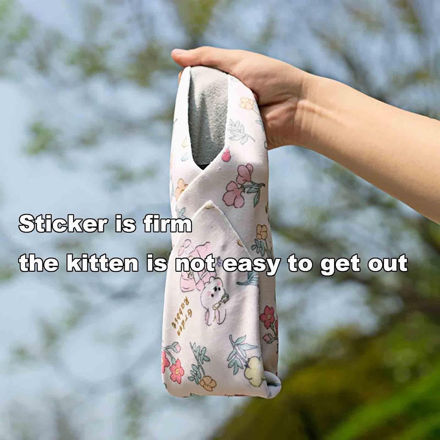 Self-Adhesive Fabric for Cats, Cat Wrap for Grooming Cutting Nails, Clean Ears, Brush Teeth