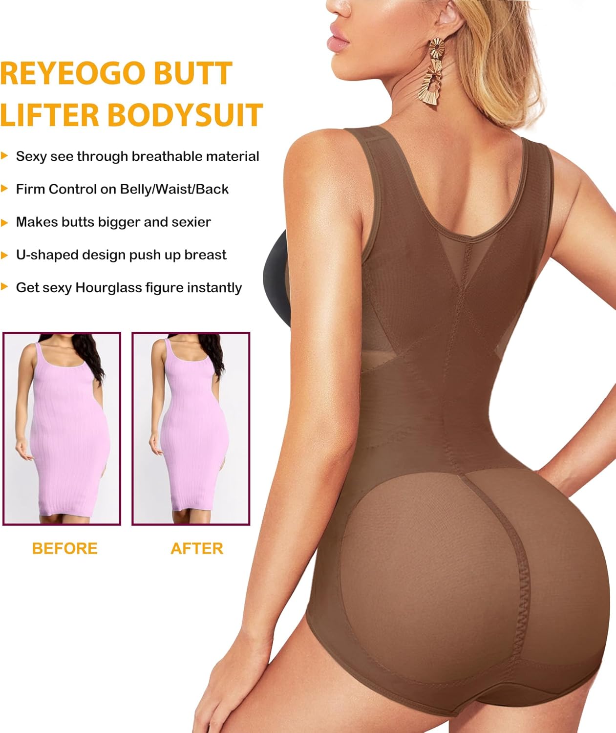 Tummy Control Butt Lifter Panty Hi-Waist Trainer Stomach Body Shaper Slimming Girdles