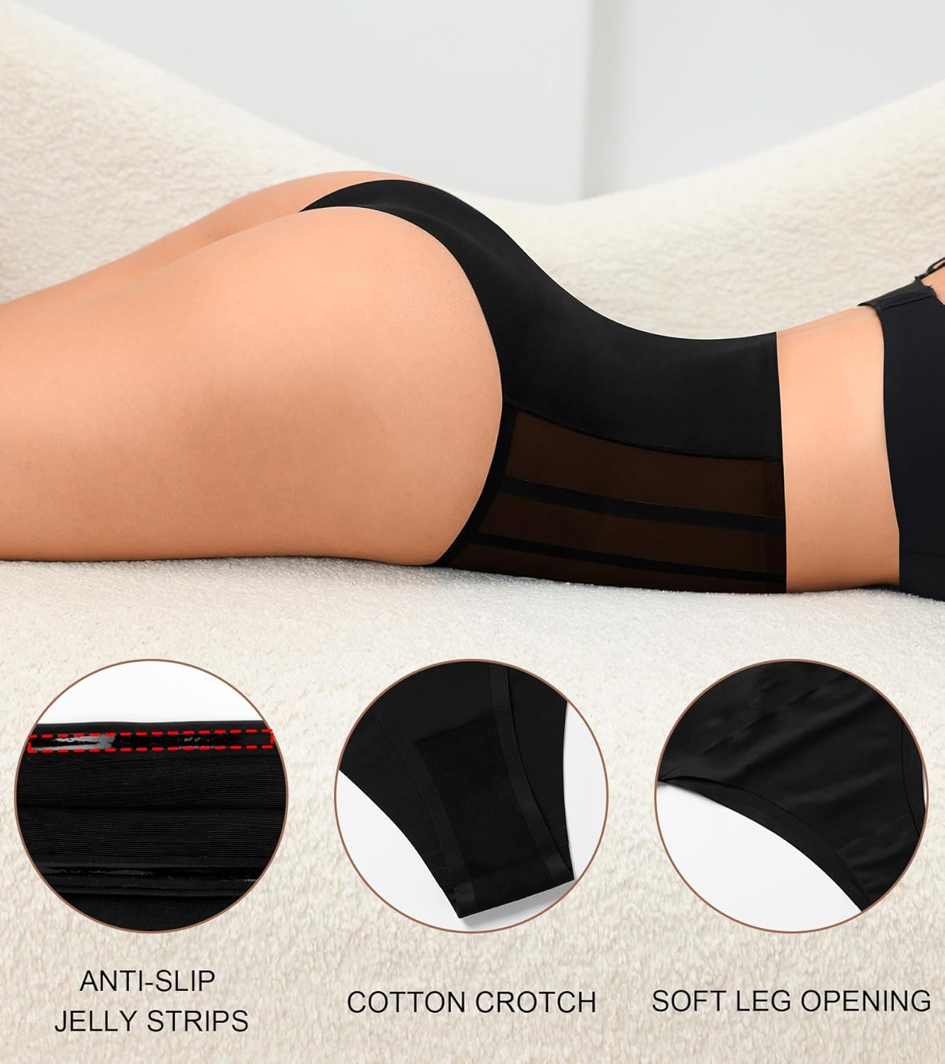 Shapewear for Women High Waisted Tummy Control Bikini Underwear