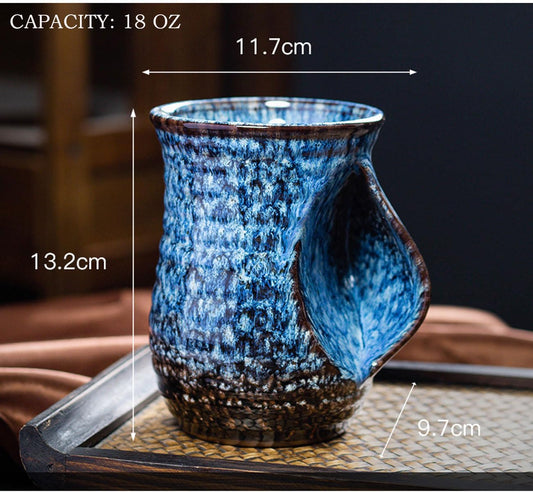 18oz Ceramic Hand Warmer Mug