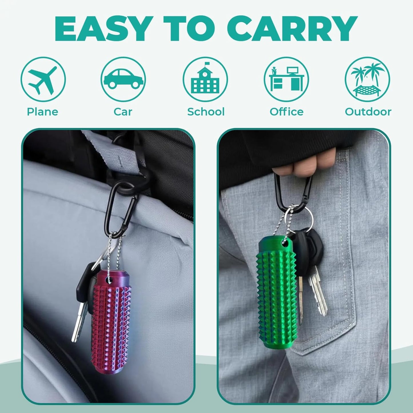 Pain Stim Fidget Keychain Toys