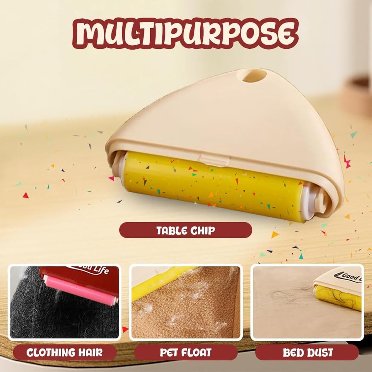 Good Life Lint Roller,Portable Washable Lint Roller-2PCS