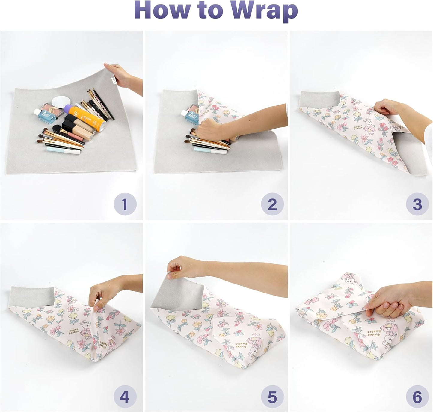 Self-Adhesive Magic Cloth Makeup Bag, Portable Protective Cosmetic Pouch, Camera Lens Wrap