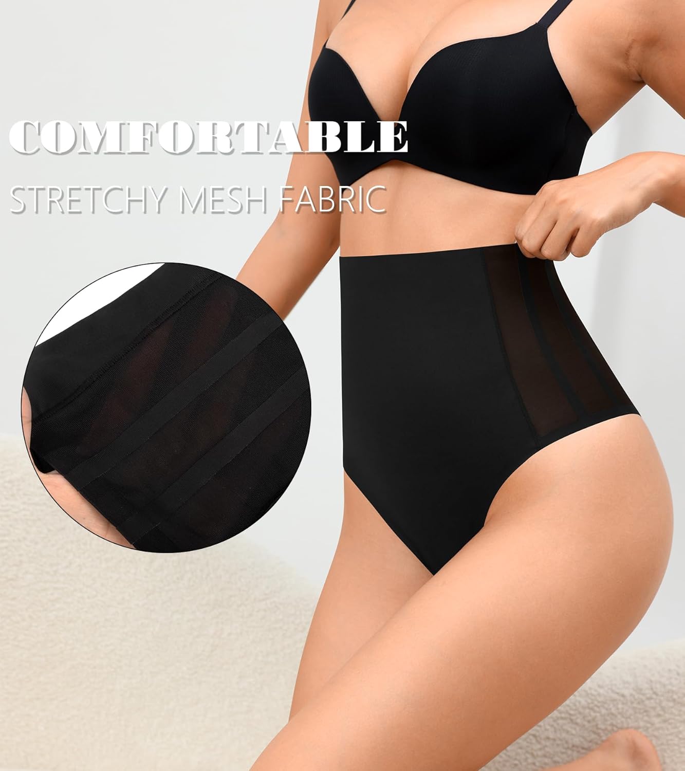 Shapewear for Women High Waisted Tummy Control Bikini Underwear
