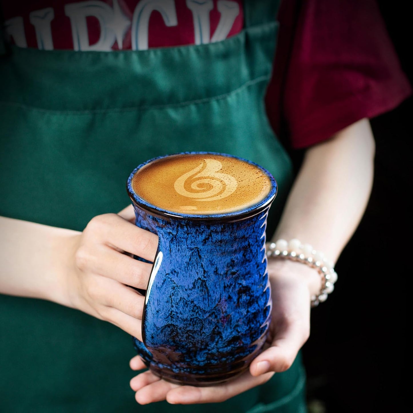 18oz Ceramic Hand Warmer Mug