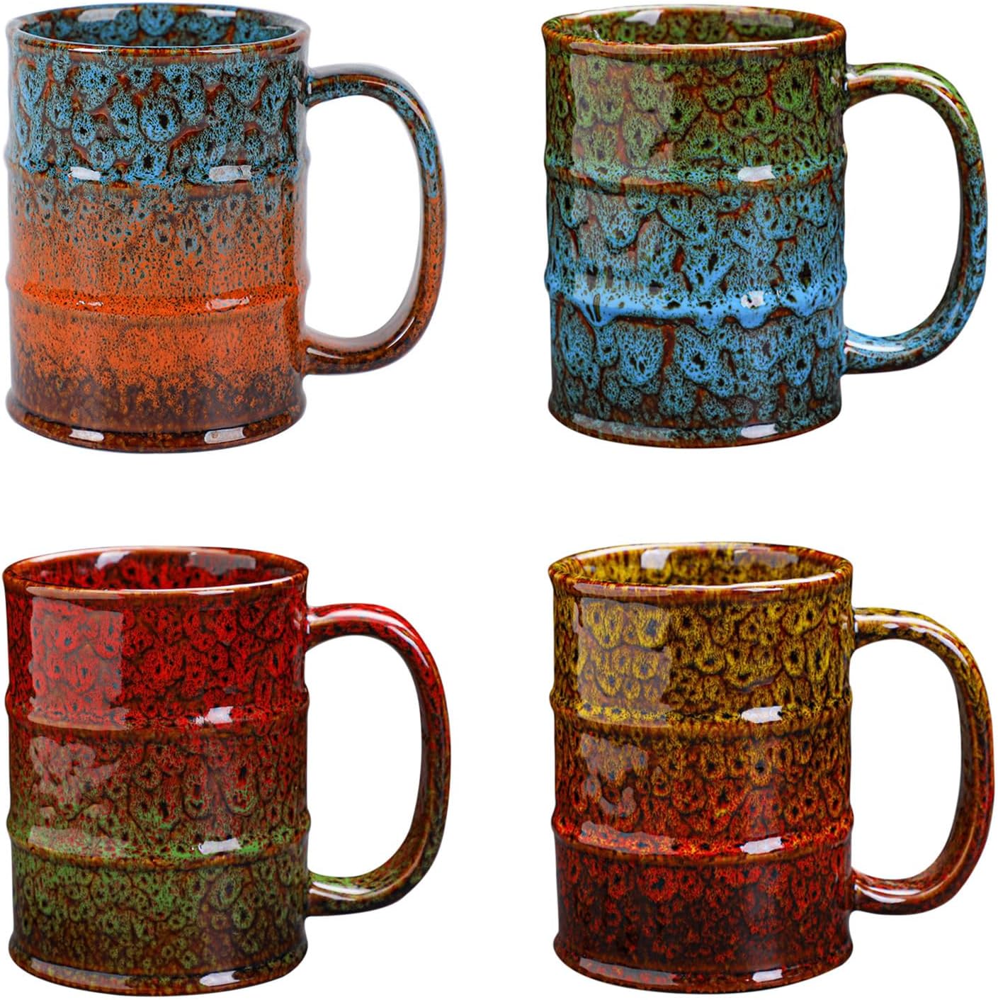 Ceramic 20 oz Coffee Mugs - Large Tea Cup for Office and Home