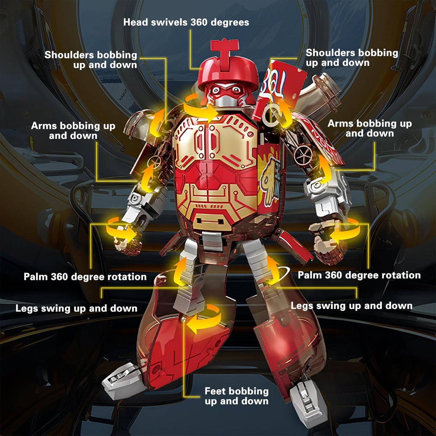 2025 New Beverage Bottles Transformer Robot Toys