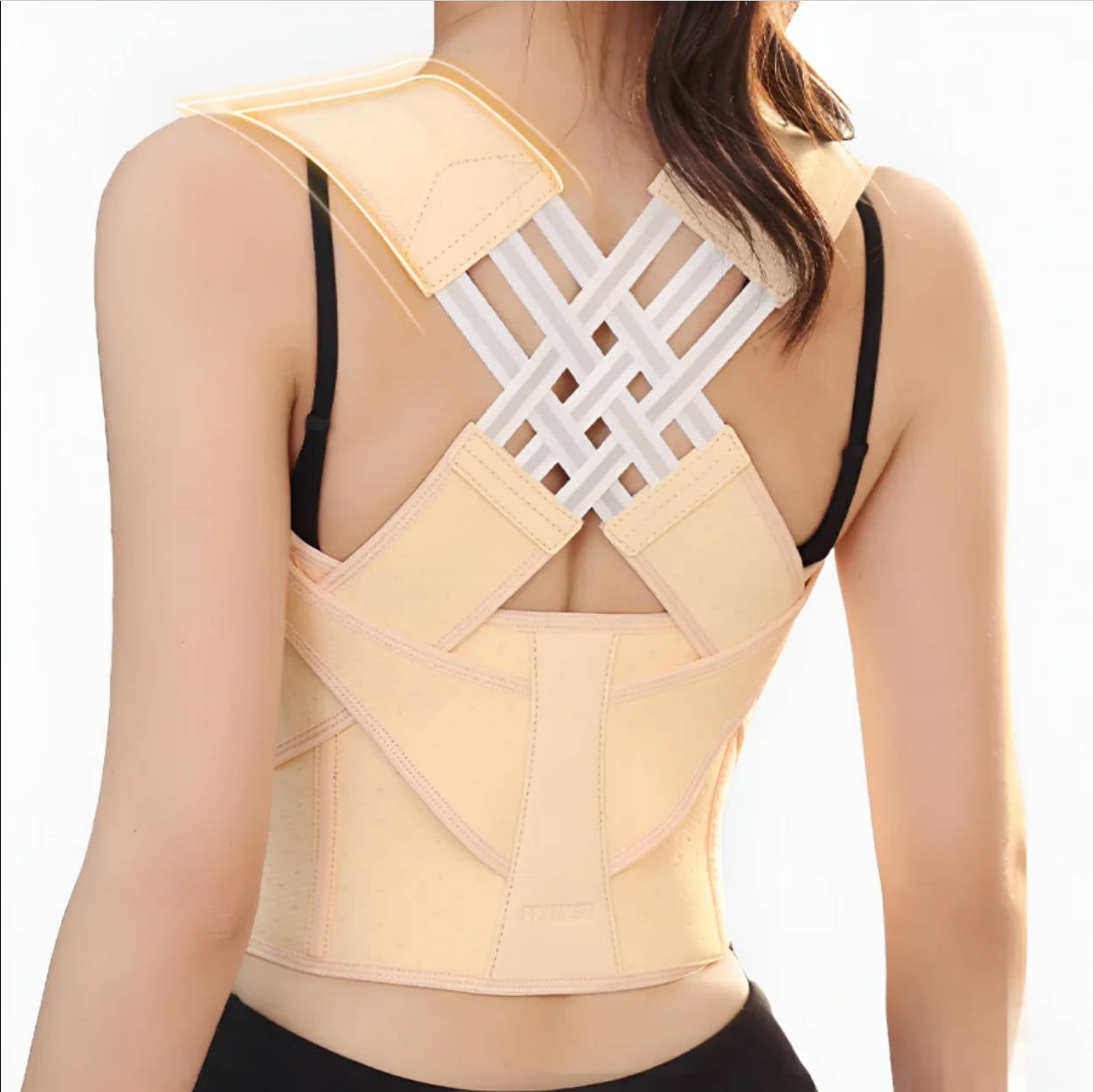 Posture Corrector-Back Brace Providing Pain Relief From Lumbar, Neck, Shoulder, And Back