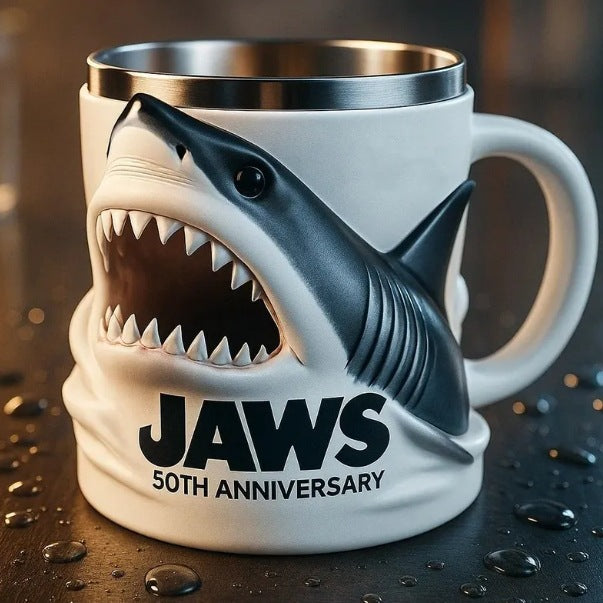 Jaws 50th Anniversary Shark Mug