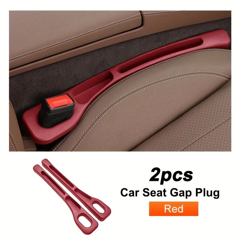 1 Pair Universal Car Seat Gap Plug Strip Side Seam Car Gap Filler Leak Proof Seat Gap Storage Organizer Interior Decoration