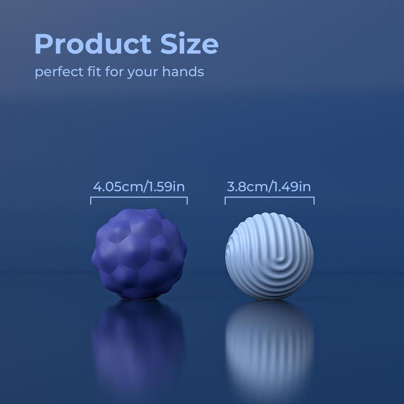 Silicone Ball Set, 2 Counts/set Fidgeting Relax Toys with Elastic Texture, Stress Relief Toys