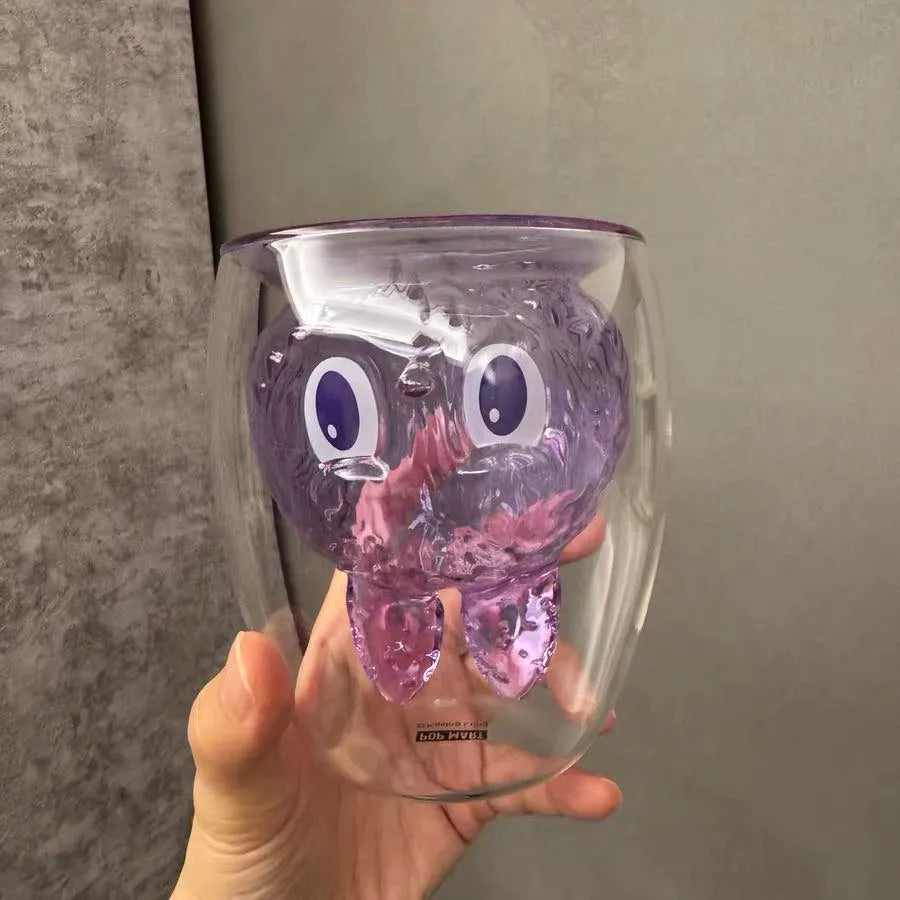 🐰Cute Double Glass Bunny Cup