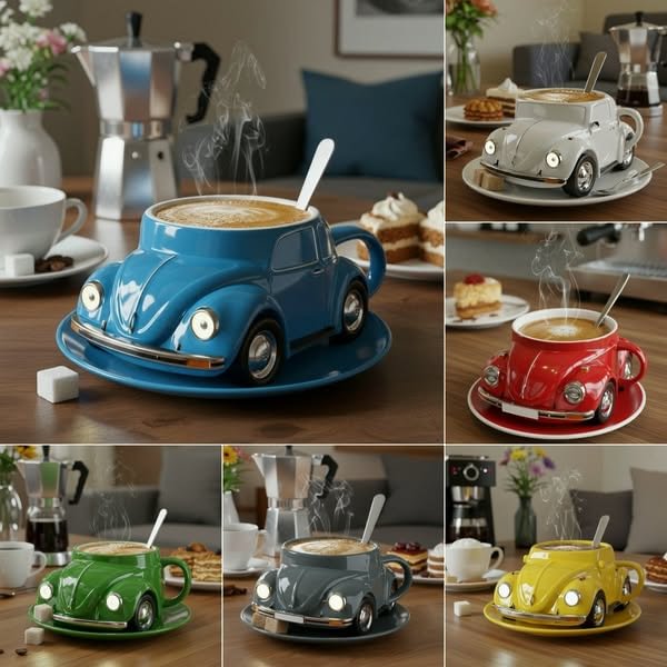 Creative Mustang Shaped Coffee Mug