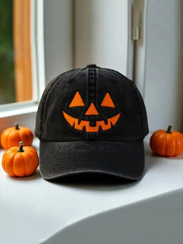 Autumn Style Print Hat-Halloween