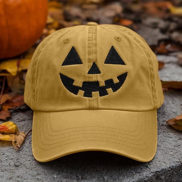 Autumn Style Print Hat-Halloween