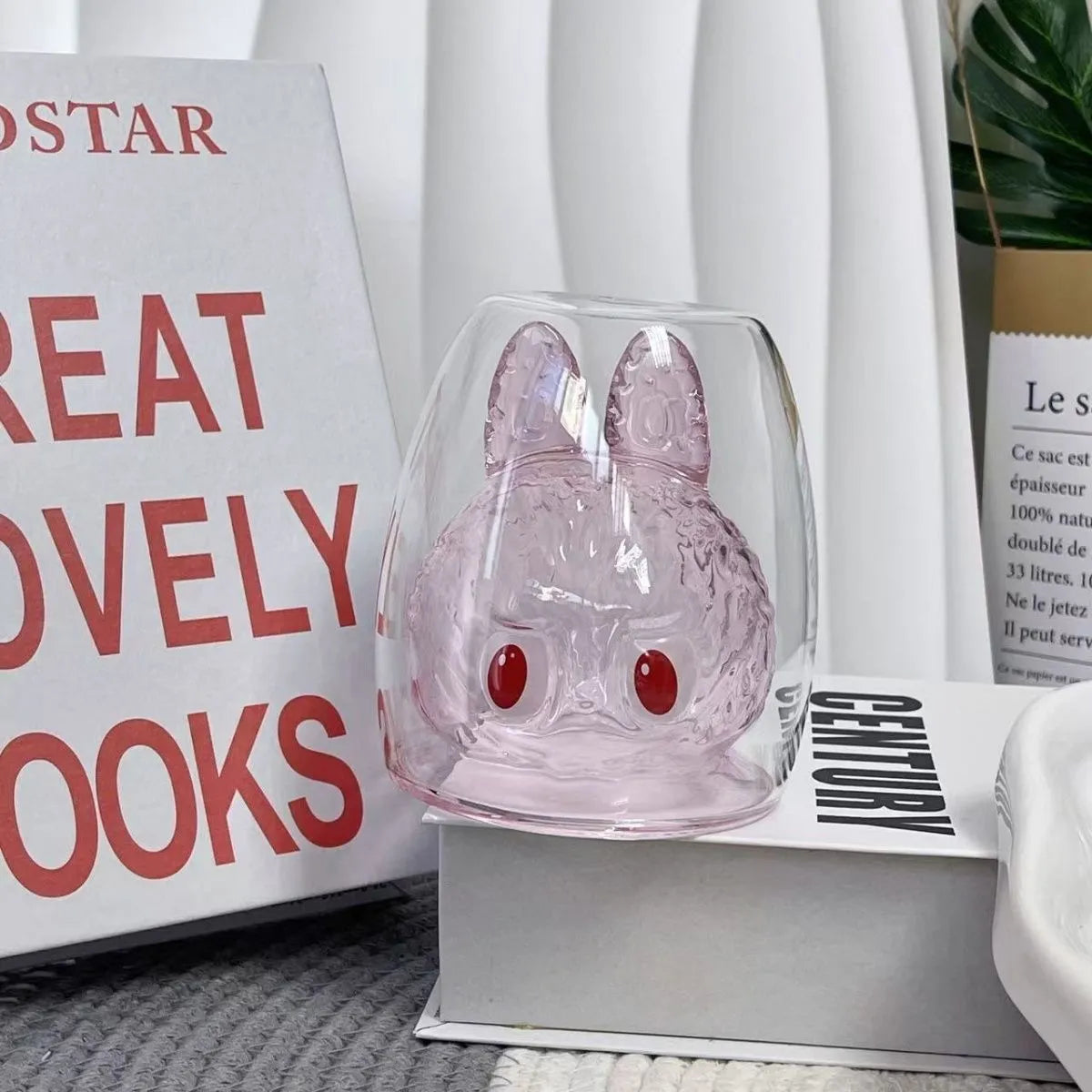 🐰Cute Double Glass Bunny Cup