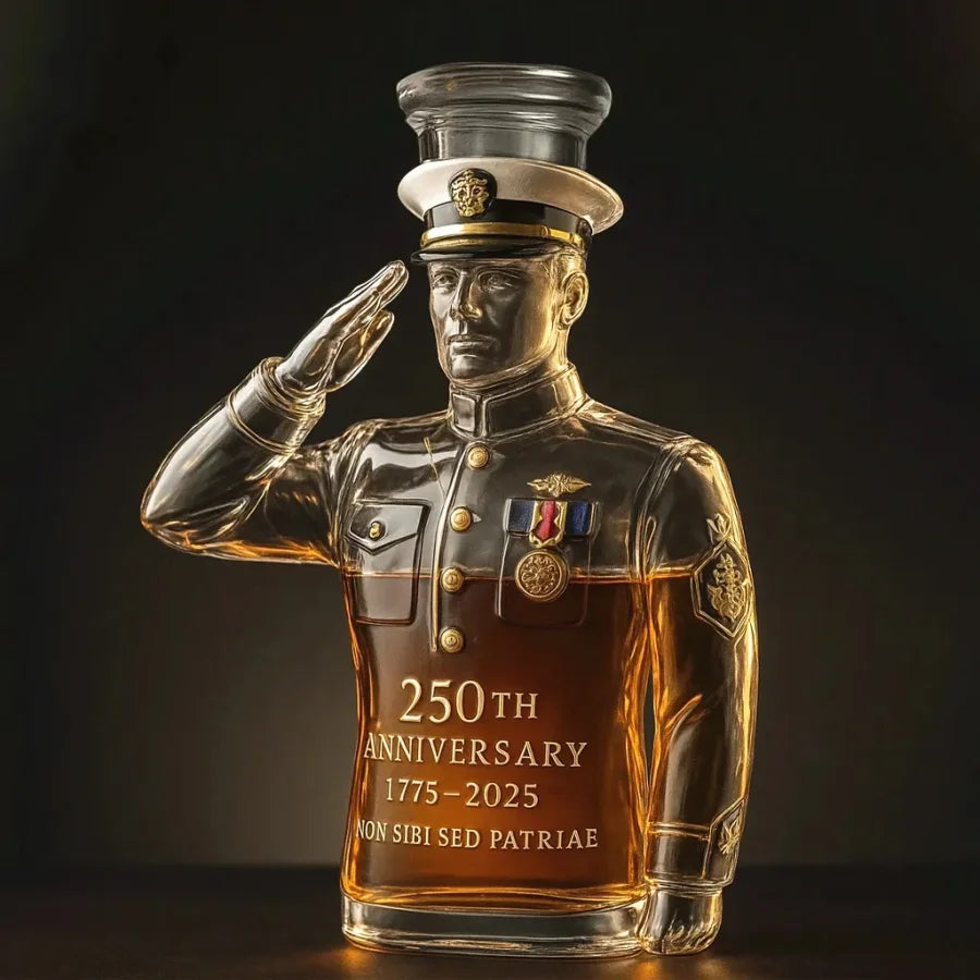 250th Anniversary Military Commemorative Veterans Salute Bottle
