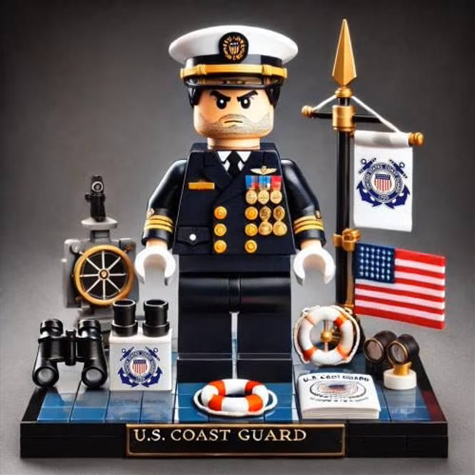 Collectible U.S. Armed Forces Building Blocks Figures