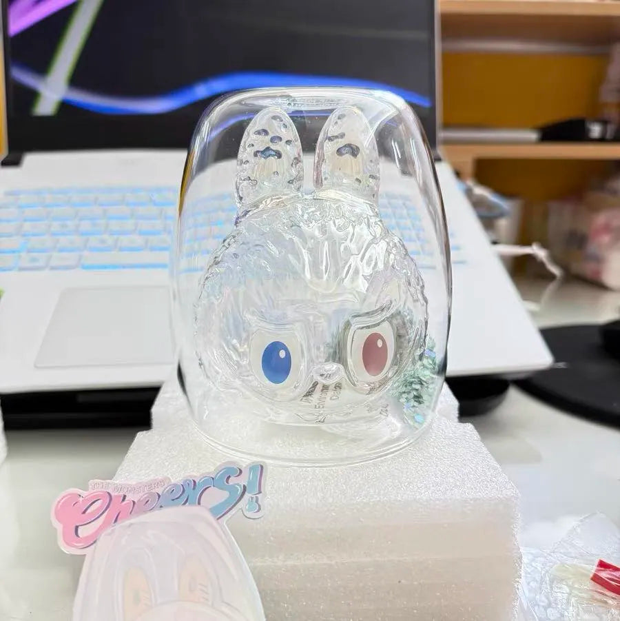 🐰Cute Double Glass Bunny Cup
