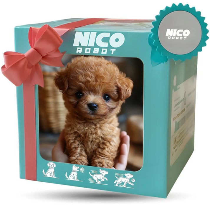 My Realistic Robot Puppy, Suitable Robot-Puppy, Robot Puppy, Electronic Interactive Stuffed Puppy Dog - Walking, Barking, Tail Wagging, Puppy Robot, Robot Dog