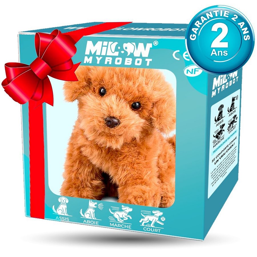 My Realistic Robot Puppy, Suitable Robot-Puppy, Robot Puppy, Electronic Interactive Stuffed Puppy Dog - Walking, Barking, Tail Wagging, Puppy Robot, Robot Dog