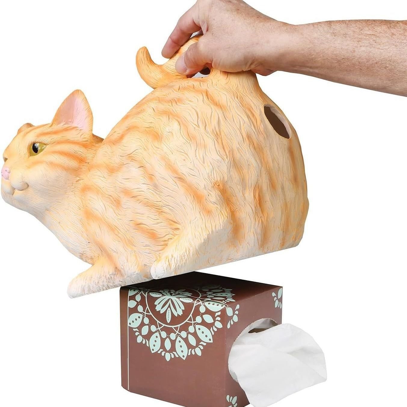 Cat Tissue Box Cartoon Creative Cat Butt Tissue Box