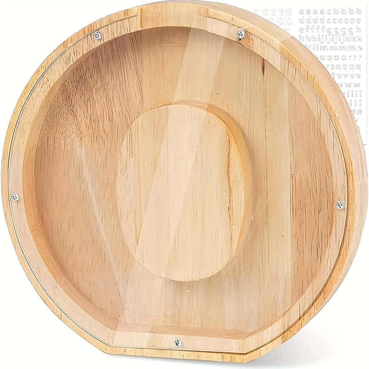 Wooden Letter Piggy Bank